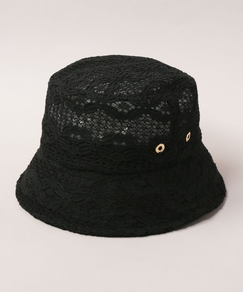 CA4LA（カシラ）の「LACE HAT 4（ハット・レディース・ホワイト/ブラック/グレー・ONESIZE）」の3枚目の写真