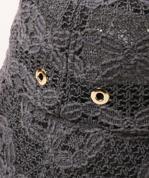 CA4LA（カシラ）の「LACE HAT 4（ハット・レディース・ホワイト/ブラック/グレー・ONESIZE）」の7枚目の写真