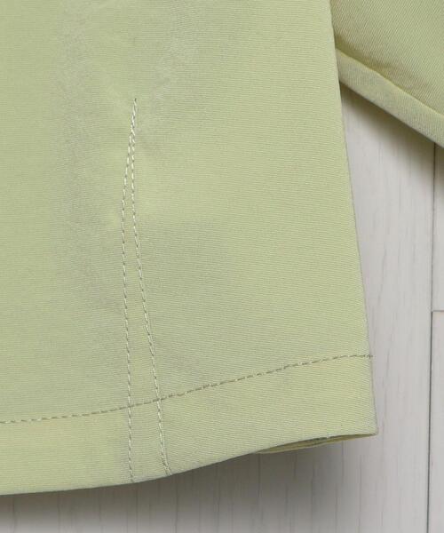 H　BEAUTY&YOUTH UNITED ARROWS（エイチビューティーアンドユースユナイテッドアローズ）の「＜H＞SHEER CROPPED SHIRT/シャツ（シャツ/ブラウス・レディース・ホワイト/ライム・S/M）」の6枚目の写真