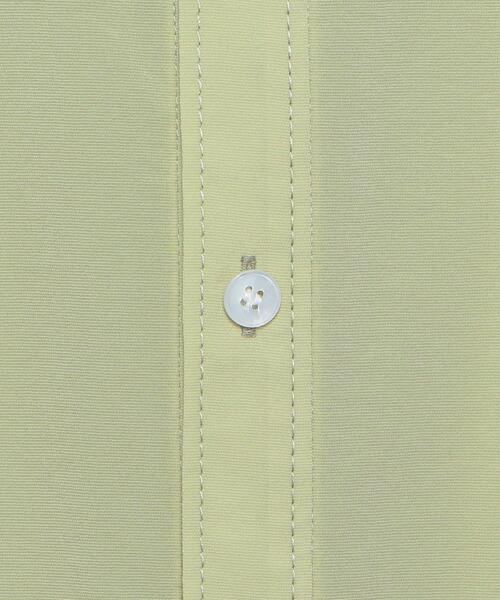 H　BEAUTY&YOUTH UNITED ARROWS（エイチビューティーアンドユースユナイテッドアローズ）の「＜H＞SHEER CROPPED SHIRT/シャツ（シャツ/ブラウス・レディース・ホワイト/ライム・S/M）」の7枚目の写真