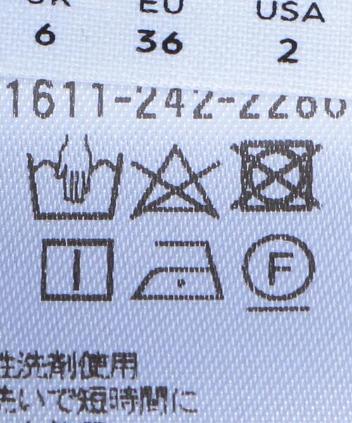 H　BEAUTY&YOUTH UNITED ARROWS（エイチビューティーアンドユースユナイテッドアローズ）の「＜H＞SHEER CROPPED SHIRT/シャツ（シャツ/ブラウス・レディース・ホワイト/ライム・S/M）」の9枚目の写真