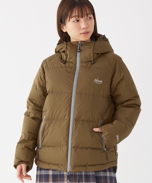 KRIFF MAYER Lady's Collection(クリフメイヤーレディースコレクション)の「NANGAレトロダウンJK(ダウンジャケット/コート・レディース・ネイビー/ベージュ/ブラウン/ブラック・MEDIUM/LARGE)」の1枚目の写真