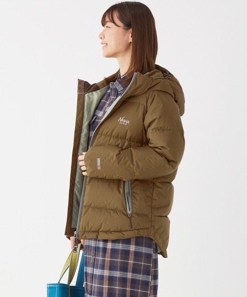 KRIFF MAYER Lady's Collection(クリフメイヤーレディースコレクション)の「NANGAレトロダウンJK(ダウンジャケット/コート・レディース・ネイビー/ベージュ/ブラウン/ブラック・MEDIUM/LARGE)」の22枚目の写真