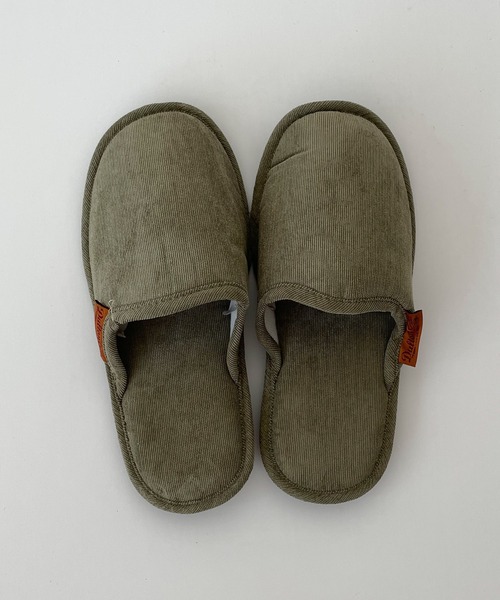 CANAL JEAN(キャナルジーン)の「DULTON CORDUROY SLIPPERS EV コーデュロイスリッパ(MEN)/T20-0224L(ルームシューズ/スリッパ・レディース・グリーン/ターコイズブルー/グレー/ベージュ/キャメル・ONE SIZE)」の8枚目の写真