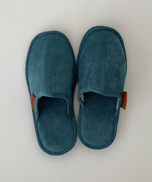 CANAL JEAN(キャナルジーン)の「DULTON CORDUROY SLIPPERS EV コーデュロイスリッパ(MEN)/T20-0224L(ルームシューズ/スリッパ・レディース・グリーン/ターコイズブルー/グレー/ベージュ/キャメル・ONE SIZE)」の9枚目の写真