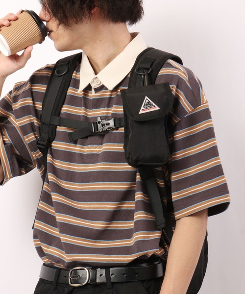 KRIFF MAYER（クリフメイヤー）の「KRIFF MAYER クリフメイヤー はっ水加工 ワッペン デイバッグ バックパック（バックパック/リュック・メンズ・チャコールグレー/ブラック/ベージュ・FREE）」の7枚目の写真