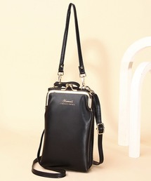 LA VORAGINE | がま口バッグ ミニお財布ショルダー/スマホ入れ(ショルダーバッグ)