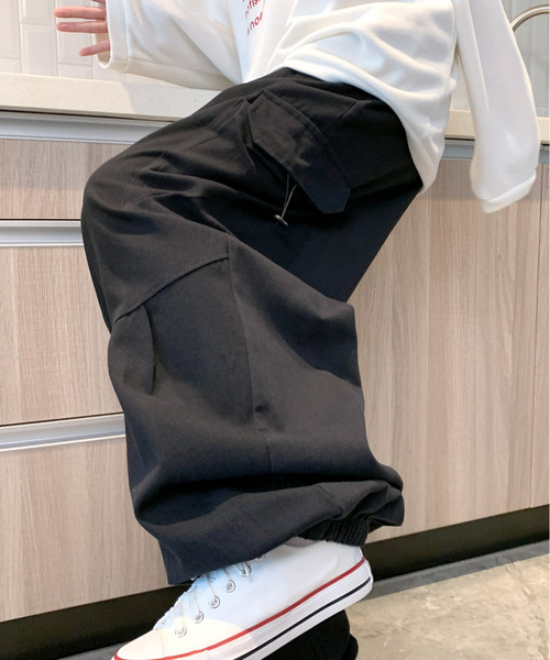 【セール】【neos -addictive design-】 バルーンシルエット サイドポケット ワイド パラシュート カーゴ パンツ（カーゴパンツ）｜neos（ネオス）