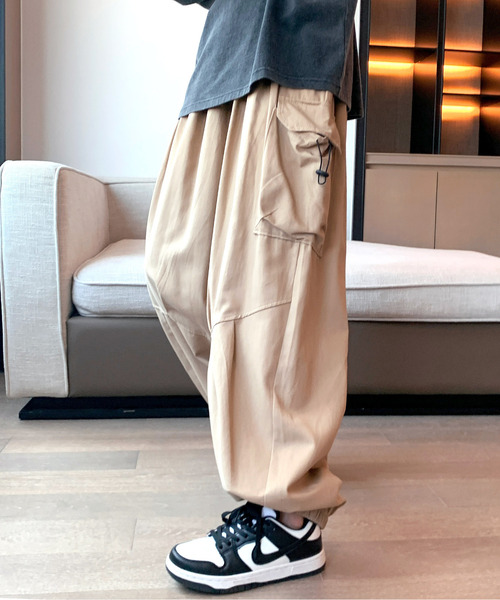 【セール】【neos -addictive design-】 バルーンシルエット サイドポケット ワイド パラシュート カーゴ パンツ（カーゴパンツ）｜neos（ネオス）