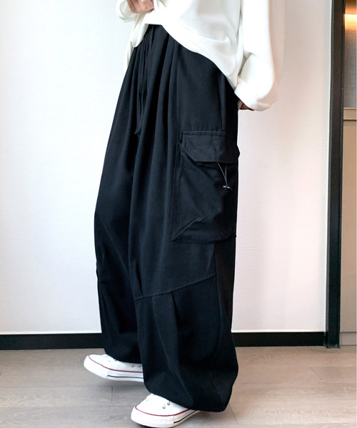 美品 needles 1 名作 バルーンパンツ ワイド カーゴ pu248-06.jpg