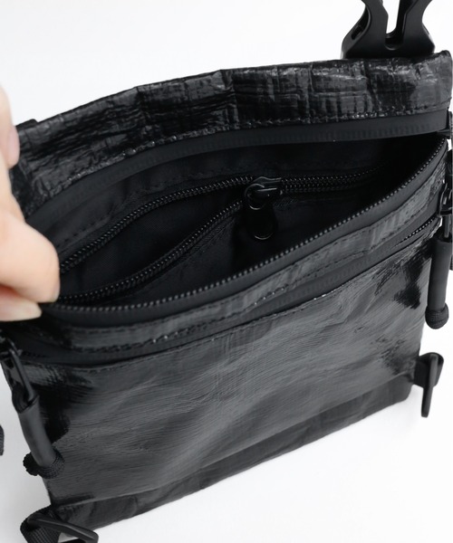 minsobi（ミンソビ）の「コーティングミニポシェット（ショルダーバッグ・メンズ・ブラック・FREE）」の5枚目の写真