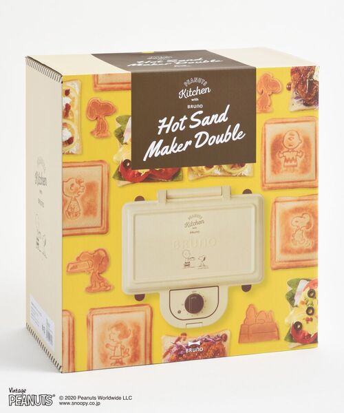 BRUNO(ブルーノ)の「PEANUTS ホットサンドメーカーダブル プレート+BOXセット(キッチン家電・レディース・その他2/その他3/その他4/その他5/その他1・フリ-)」の18枚目の写真
