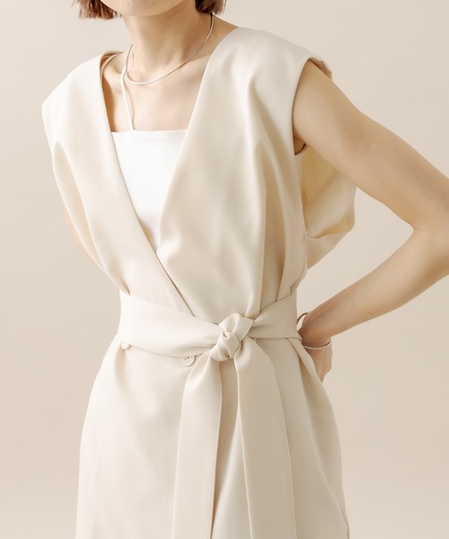 ミッソーニ　ジレ　ベスト miniministore ベスト ジレ ニットベスト レディース 前開き