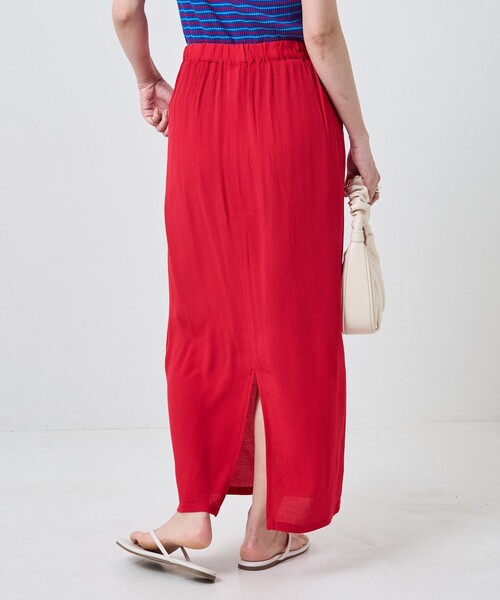 FREAK'S STORE(フリークスストア)の「カラージョーゼットスカート(スカート・レディース・ブラック/グリーン/ピンク/レッド・フリ-)」の9枚目の写真