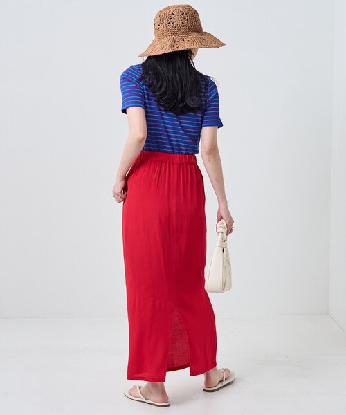 FREAK'S STORE(フリークスストア)の「カラージョーゼットスカート(スカート・レディース・ブラック/グリーン/ピンク/レッド・フリ-)」の12枚目の写真