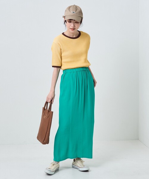 FREAK'S STORE(フリークスストア)の「カラージョーゼットスカート(スカート・レディース・ブラック/グリーン/ピンク/レッド・フリ-)」の22枚目の写真