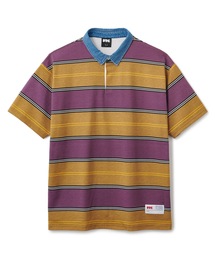 DENIM COLLAR RUGBY SHIRT