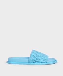 CHARLES & KEITH（チャールズ & キース）の「ニット スライドサンダル / Knitted Slide Sandals（サンダル）」