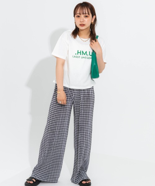nemne store（ネンネストア）の「プリーツチェックパンツ（その他パンツ・レディース・ブラック/イエロー/ブルー/グリーン・フリー）」の20枚目の写真