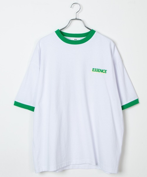 WEGO（ウィゴー）の「WEGO/ヘビーウエイト レトロロゴリンガーBIG半袖T（Tシャツ/カットソー・メンズ・ホワイト/ホワイト系その他/ピンク/グリーン・MEDIUM/LARGE）」の22枚目の写真