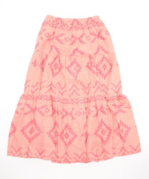 チチカカ（チチカカ）の「ナバホジャカードスカート（スカート・レディース・ブラウン/ピンク/アイボリー・FREE）」の20枚目の写真