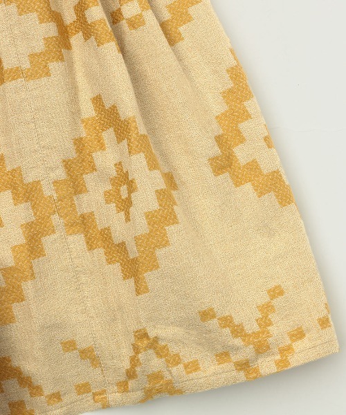 チチカカ（チチカカ）の「ナバホジャカードスカート（スカート・レディース・ブラウン/ピンク/アイボリー・FREE）」の16枚目の写真