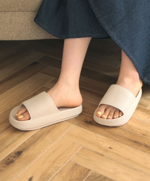 DONOBAN（ドノバン）の「ソフトEVAサンダル [E]（サンダル・レディース・マスタード/ブラック/ブラウン系その他/ホワイト系その他・M(23.0-23.5)/L(24.0-24.5)）」の8枚目の写真