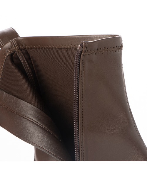 EVOL（イーボル）の「【EVOL】センターシームストレッチブーツ IT9893（ブーツ・レディース・ブラック/ブラウン/アイボリー・LL/S/M/L）」の15枚目の写真