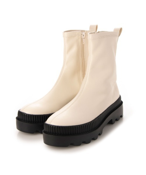 EVOL（イーボル）の「【EVOL】センターシームストレッチブーツ IT9893（ブーツ・レディース・ブラック/ブラウン/アイボリー・LL/S/M/L）」の16枚目の写真