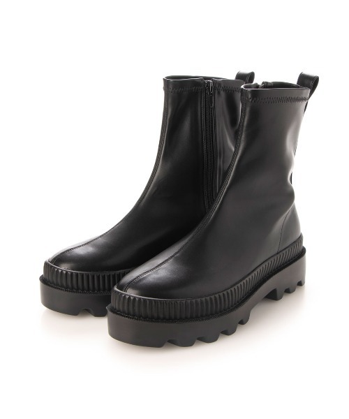 EVOL（イーボル）の「【EVOL】センターシームストレッチブーツ IT9893（ブーツ・レディース・ブラック/ブラウン/アイボリー・LL/S/M/L）」の4枚目の写真