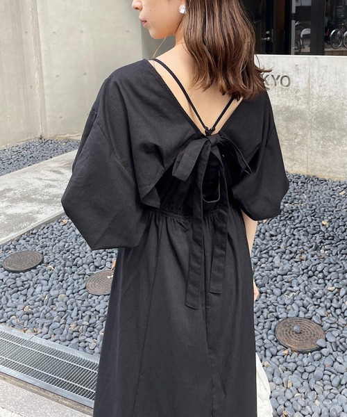 Chico（チコ）の「バックリボンボレロ＋キャミワンピースSET（ワンピース・レディース・ホワイト/ブラック/グリーン・FREE）」の17枚目の写真