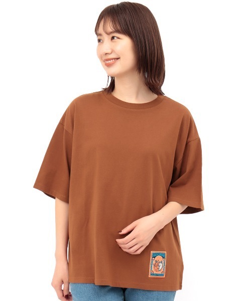 チチカカ(チチカカ)の「レトロラベルTシャツ(Tシャツ/カットソー・レディース・ホワイト/ブラウン/カーキ・FREE)」の9枚目の写真