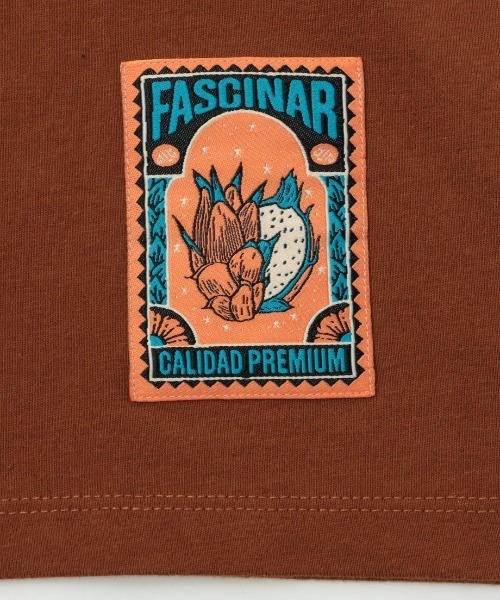 チチカカ(チチカカ)の「レトロラベルTシャツ(Tシャツ/カットソー・レディース・ホワイト/ブラウン/カーキ・FREE)」の16枚目の写真
