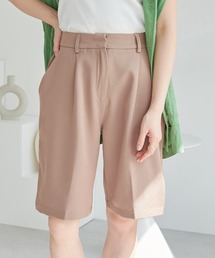 タック入りショートパンツ