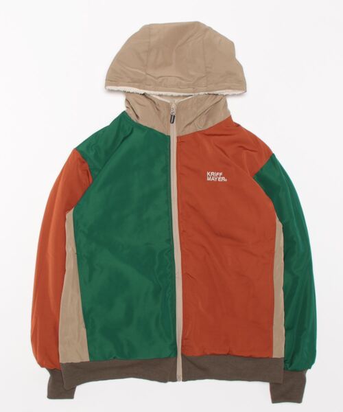 KRIFF MAYER Lady's Collection（クリフメイヤーレディースコレクション）の「リバーシブルジャケット ボア 2way アウトドア キャンプ（ひっくりJK）（その他アウター・レディース・ベージュ/ネイビー/オフホワイト/その他5/その他6/カラフル・MEDIUM/LARGE）」の12枚目の写真