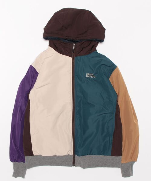 KRIFF MAYER Lady's Collection（クリフメイヤーレディースコレクション）の「リバーシブルジャケット ボア 2way アウトドア キャンプ（ひっくりJK）（その他アウター・レディース・ベージュ/ネイビー/オフホワイト/その他5/その他6/カラフル・MEDIUM/LARGE）」の13枚目の写真