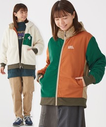 リバーシブルジャケット ボア 2way アウトドア キャンプ(ひっくりJK)