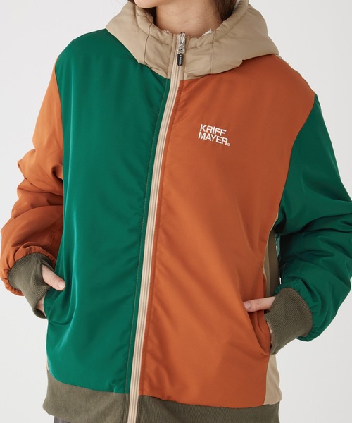 KRIFF MAYER Lady's Collection（クリフメイヤーレディースコレクション）の「リバーシブルジャケット ボア 2way アウトドア キャンプ（ひっくりJK）（その他アウター・レディース・ベージュ/ネイビー/オフホワイト/その他5/その他6/カラフル・MEDIUM/LARGE）」の22枚目の写真