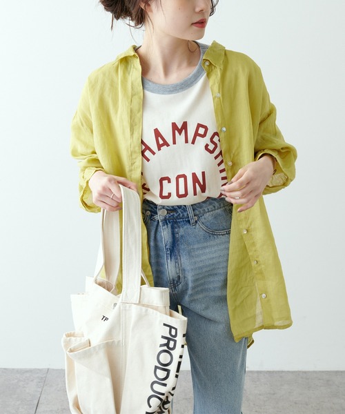 PUAL CE CIN（ピュアルセシン）の「【Du noir】ラミー長袖ブラウス（シャツ/ブラウス・レディース・ブラック/グレー/マスタード/ピンク・FREE）」の19枚目の写真