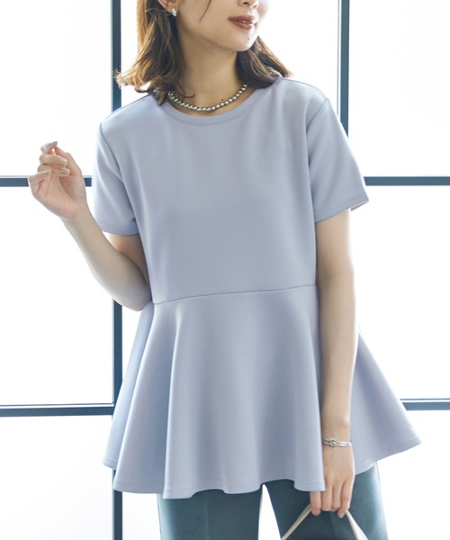 coca（coca）（コカ）の「段ボール裾フリルトップス（Tシャツ