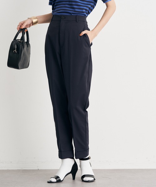 earth music&ecology（アースミュージックアンドエコロジー）の「チノパンツ（チノパンツ・レディース・ダークグリーン/ベージュ/バーガンディー/ダークネイビー・S/M/L）」の3枚目の写真