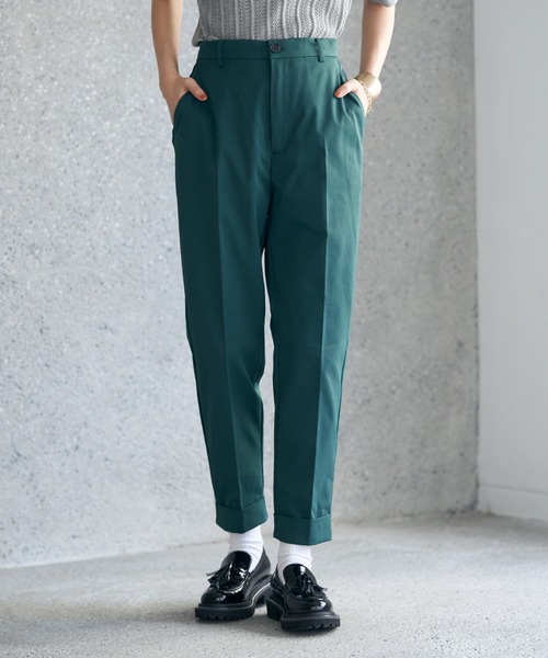 earth music&ecology（アースミュージックアンドエコロジー）の「チノパンツ（チノパンツ・レディース・ダークグリーン/ベージュ/バーガンディー/ダークネイビー・S/M/L）」の2枚目の写真