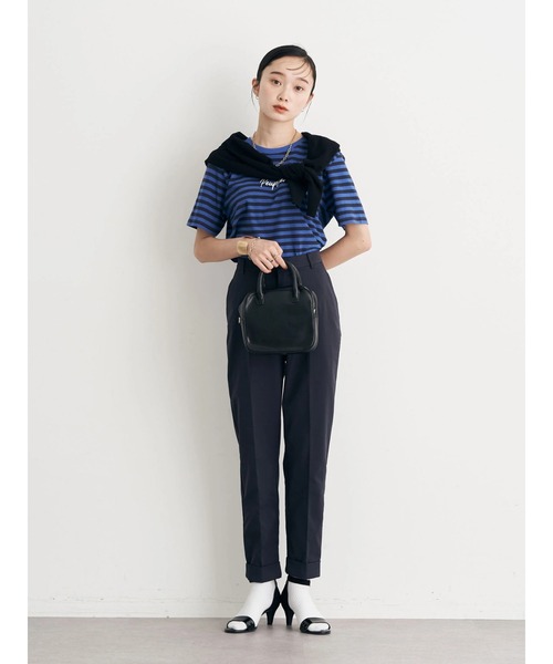 earth music&ecology（アースミュージックアンドエコロジー）の「チノパンツ（チノパンツ・レディース・ダークグリーン/ベージュ/バーガンディー/ダークネイビー・S/M/L）」の9枚目の写真