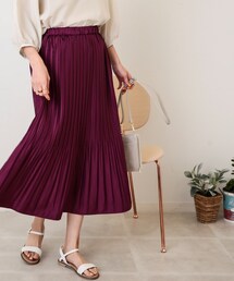 ◆ふんわり消しプリーツスカート