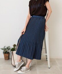 DRESKIP | ふんわり消しプリーツスカート(スカート)