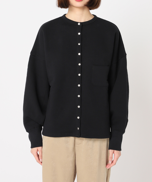 U by SPICK&SPAN(ユーバイスピックアンドスパン)の「ドットボタンカーディガン(カーディガン/ボレロ・レディース・ブラック/ネイビー/レッド/キャメル・FREE)」の22枚目の写真