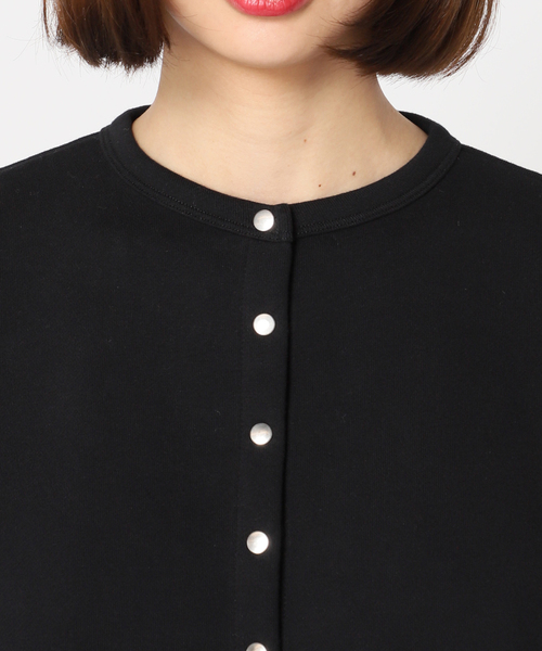 U by SPICK&SPAN(ユーバイスピックアンドスパン)の「ドットボタンカーディガン(カーディガン/ボレロ・レディース・ブラック/ネイビー/レッド/キャメル・FREE)」の19枚目の写真