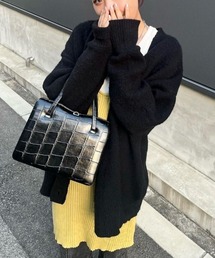 〈ユニセックス〉バリエ起毛オーバーカーディガン