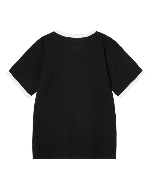 X-girl（エックスガール）の「X-girl × YUGO. S/S RINGER TEE（Tシャツ/カットソー・レディース・ホワイト/ブラック・L/M）」の10枚目の写真