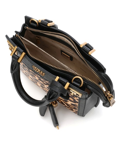 Guess（ゲス）の「KATEY Mini Satchel（ハンドバッグ・レディース・レオパード・ONE SIZE）」の7枚目の写真